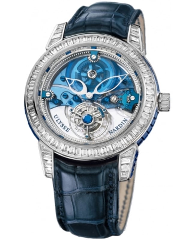 Ulysse Nardin Royal Blue Mystery Tourbillon Men's Watch 799-99BAG