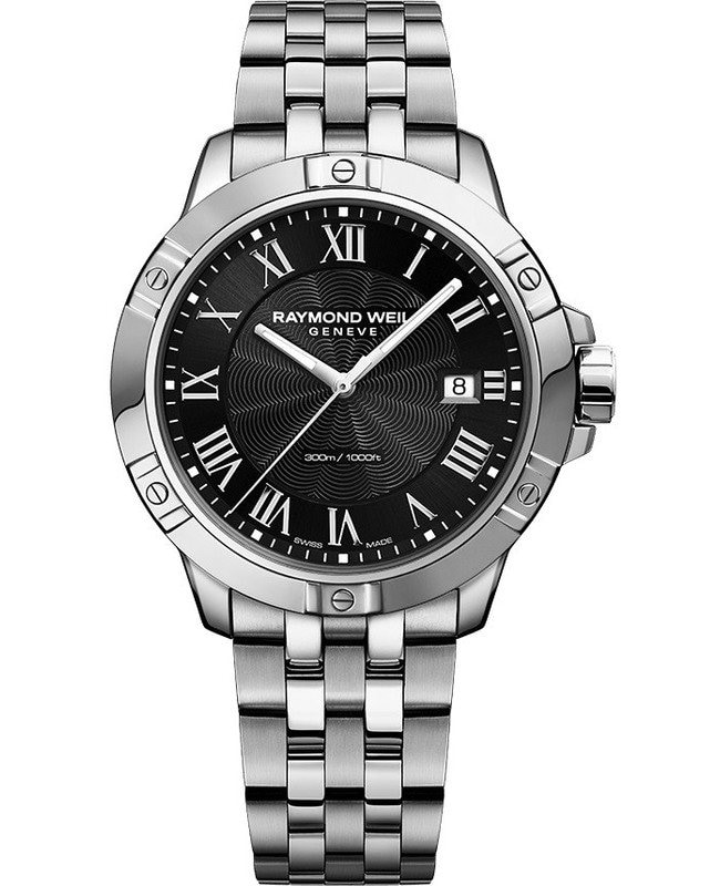 Raymond Weil Tango Black Dial Stainless Steel Men’s Watch