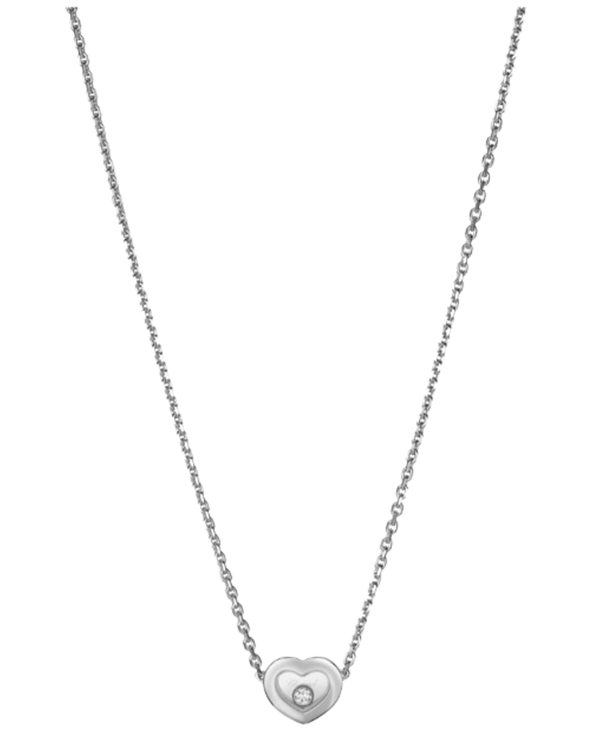 Chopard Happy Diamonds Icons 18K White Gold Diamond Women's Necklace 81A054-1001 81A054-1001