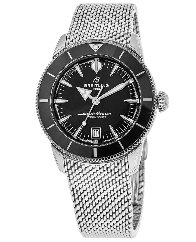 Breitling Superocean Heritage B31 Automatic 42 Black Dial Stainless Steel Men's Watch AB3111241B1A1