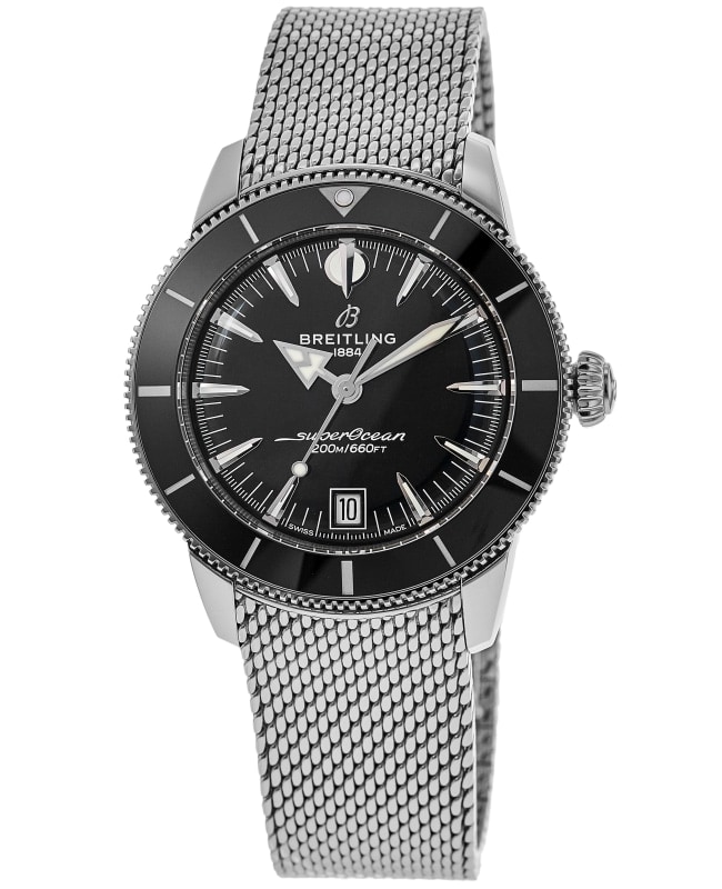 Breitling Superocean Heritage B31 Automatic 44 Black Dial Stainless Steel Men's Watch AB3112241B1A1