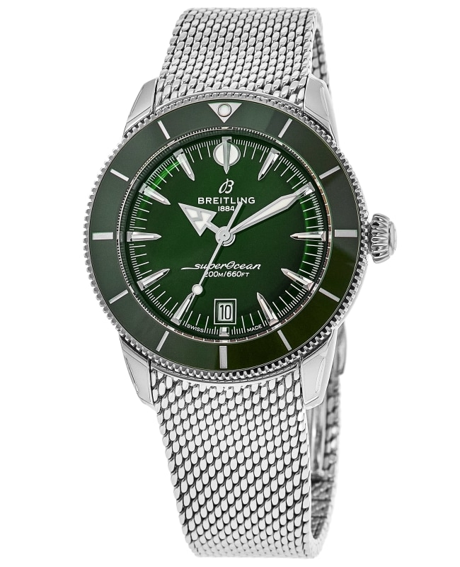 Breitling Superocean Heritage B31 Automatic 44 Green Dial Stainless Steel Men's Watch AB3112361L1A1