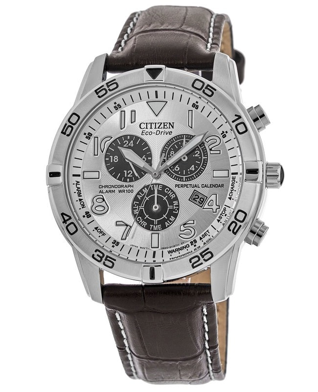 Citizen Perpetual Calendar Chronograph Eco-Drive Leather Strap