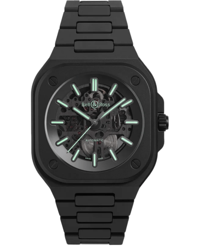 Bell & Ross BR 05 Skeleton Lum Limited Edition 41mm Black Dial Ceramic Men's Watch BR05A-BLM-SKCE/SCE