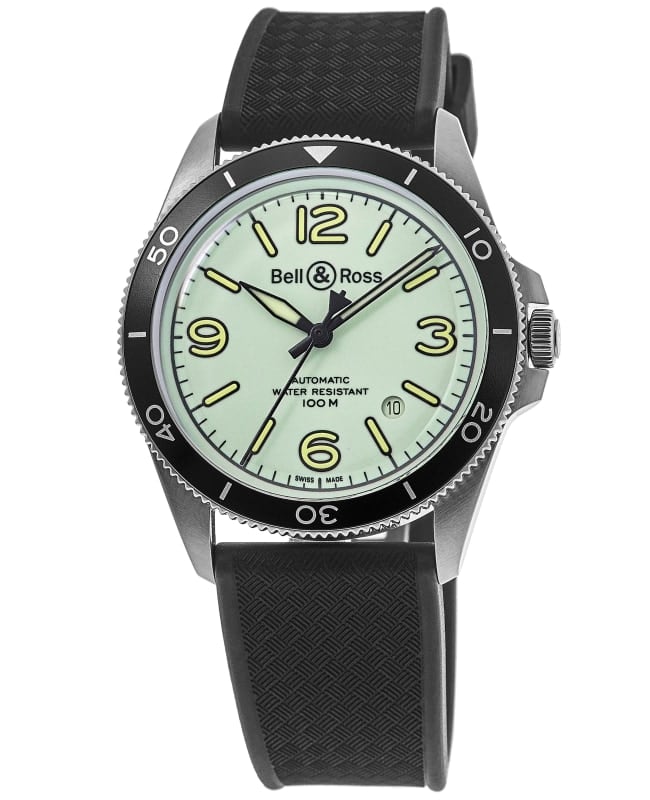 Bell & Ross BR V2-92 Full Lum Men's Watch BRV292-LUM-ST/SRB