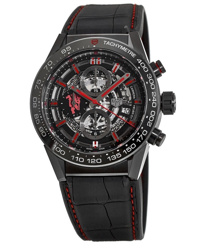 TAG Heuer Manchester United (から箱) Amazon.com: Tag Heuer Carrera Manchester United Special