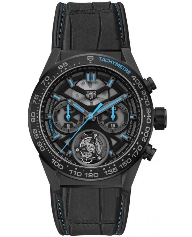 tag Tag Heuer Carrera Calibre Heuer 02T Cosc Black Dial Black