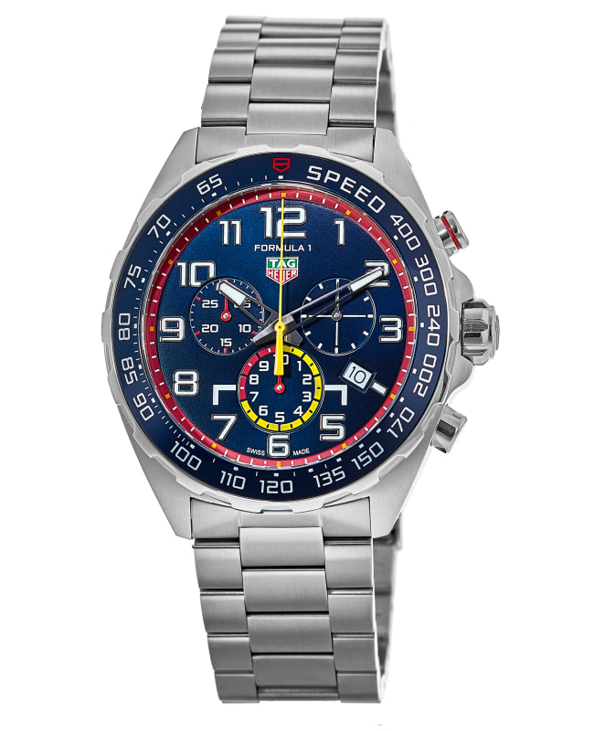 Tag Heuer Formula 1 Quartz Chronograph Red Bull Racing Special Edition Blue Dial Steel Men's Watch CAZ101AL.BA0842