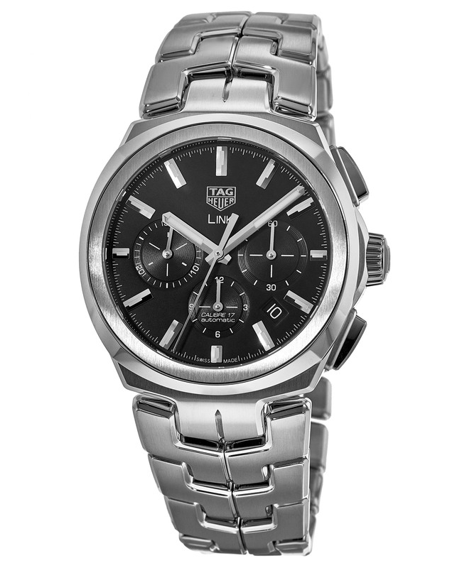 Tag Heuer Link Automatic Chronograph Black Dial Stainless Steel Men’s Watch