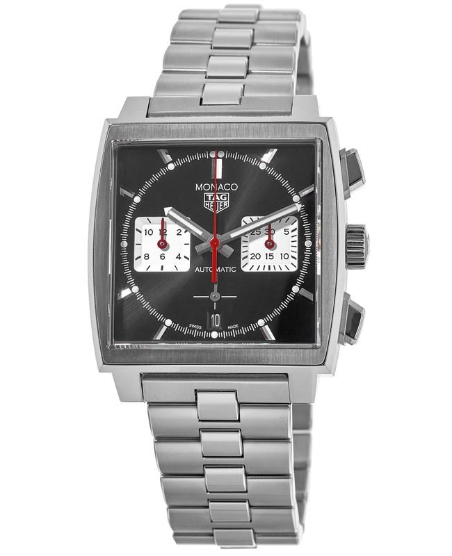 Tag Heuer Monaco Chronograph Automatic Black Dial Stainless Steel Men's Watch CBL2113.BA0644
