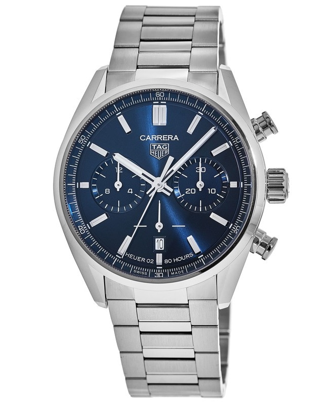 Tag Heuer Carrera Chronograph Automatic Blue Dial Stainless Steel Men's Watch CBN2011.BA0642