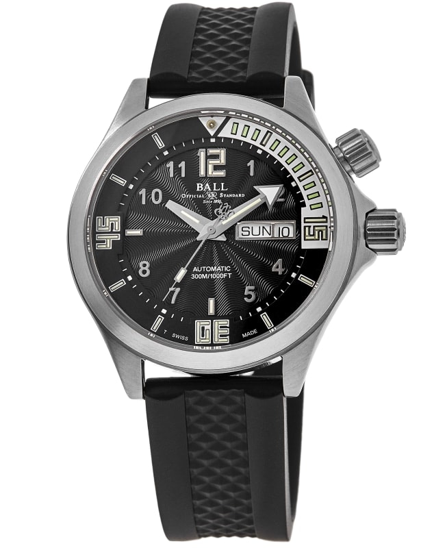 Ball Engineer Master II Diver Automatic Black Dial Rubber Strap Mens Watch DM2020A-PA-BKWH DM2020A-PA-BKWH 1260$