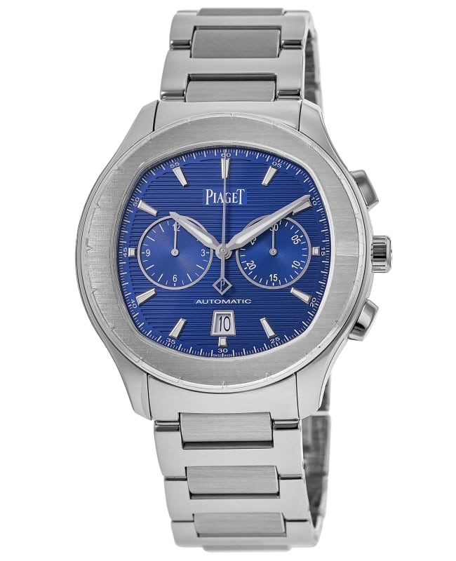 Piaget Polo Chronograph 42mm Automatic Blue Dial Steel Men's Watch G0A41006