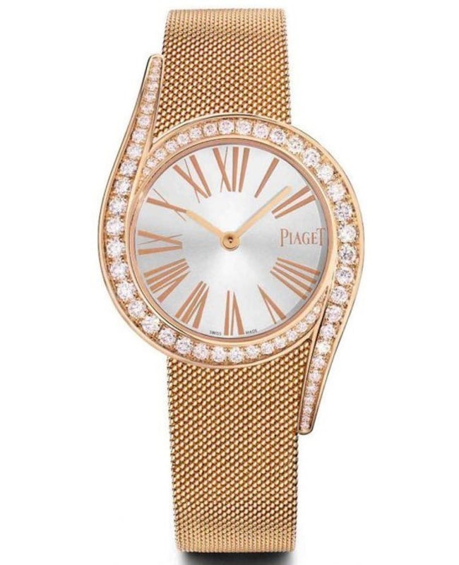 Piaget Limelight Gala Silver Dial Diamond Rose Gold Women’s Watch