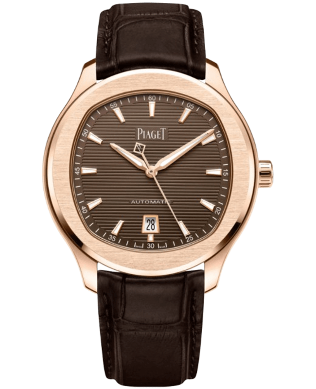 Piaget Polo Date Automatic Chocolate Dial 18K Rose Gold Brown Leather Strap Mens Watch G0A48021 G0A48021 Piaget Polo Date Automatic Chocolate Dial 18K Rose Gold Brown Leather Strap Mens Watch G0A48021 G0A48021