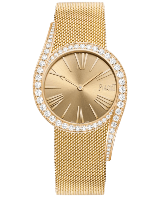 Piaget Limelight Gala Automatic Champagne Dial Diamond Bezel 18K Rose Gold Womens Watch G0A49213 G0A49213 46000$