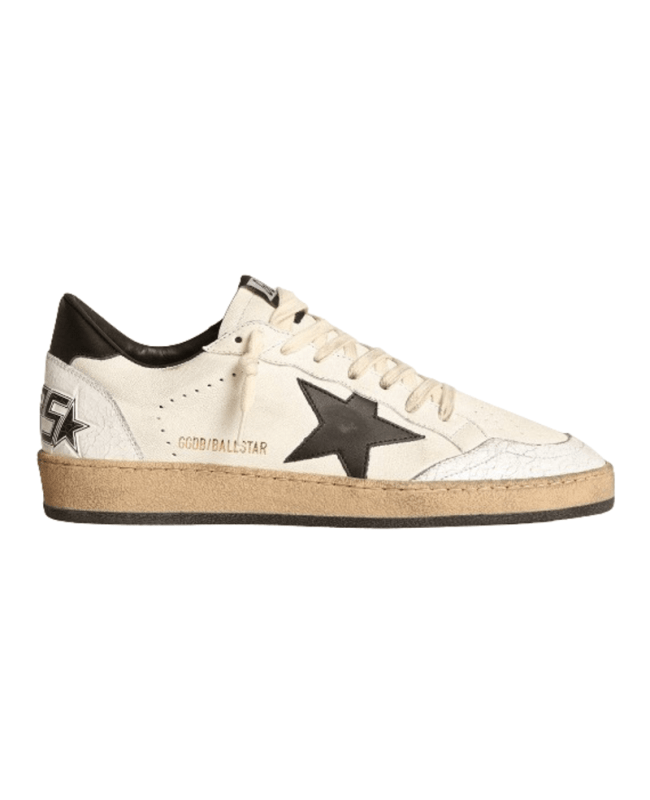 ★Golden ★ Ball Star Black Tab Sneakers White GWF00117 Golden Goose White Star and Black Heel Tab Women's Sneakers