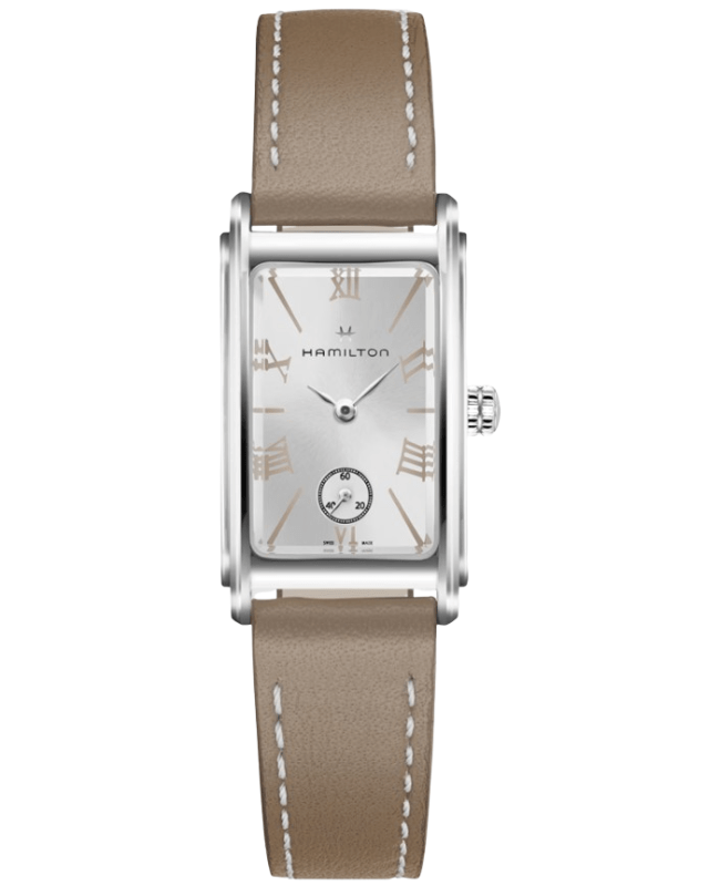 Hamilton American Classic Ardmore Small Silver Dial Leather Strap Women's Watch H11221514