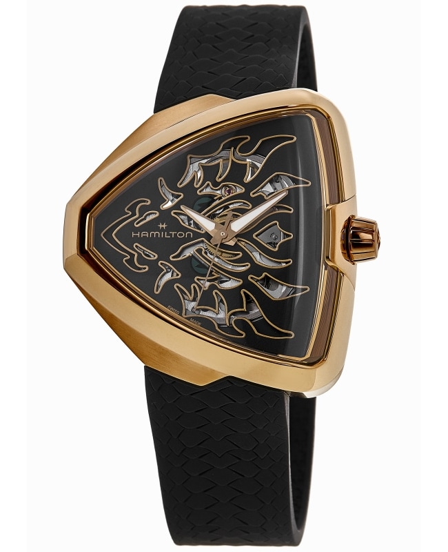 時計 HAMILTON AMERICAN CLASSIC VENTURA Ventura Quartz - Dial color:Black - H24411732 | Hamilton Watch