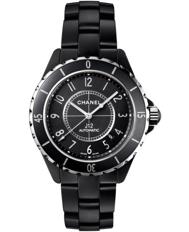 Chanel J12 Matte Black Automatic Ceramic Unisex Watch H3131