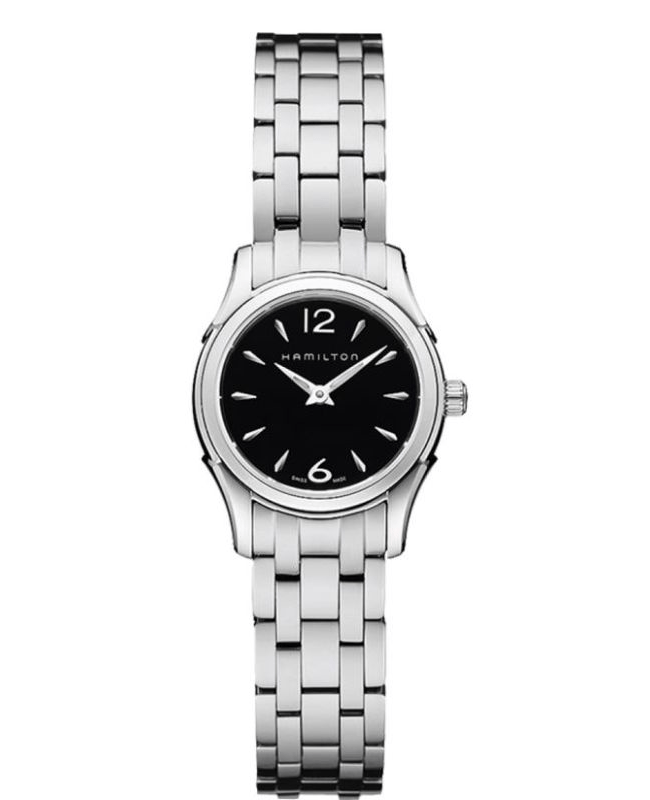 Hamilton Jazzmaster Lady Quartz Black Dial Stainless Steel Women's Watch H32351135