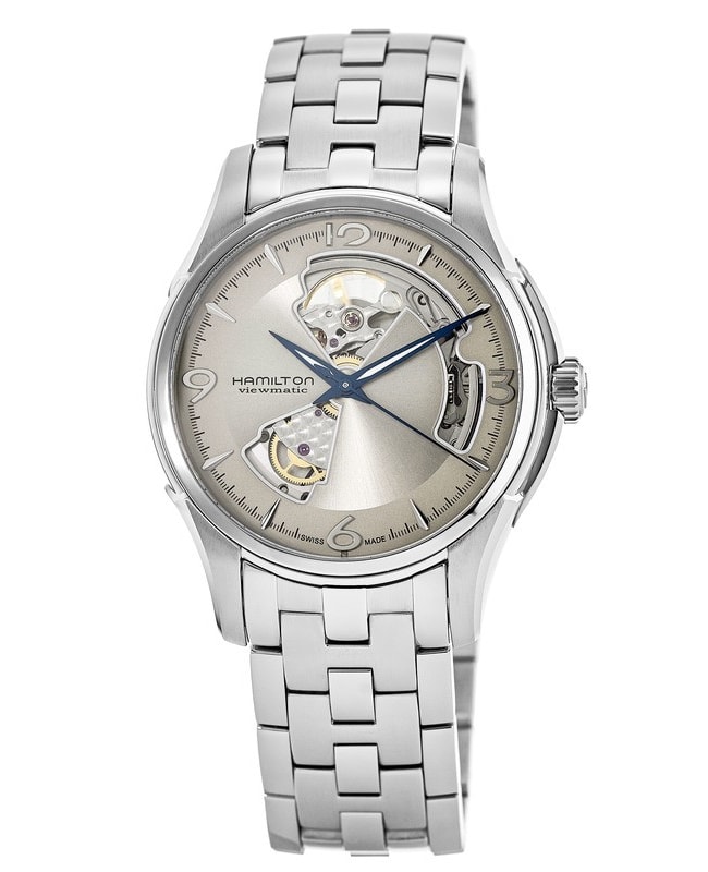 Hamilton Jazzmaster Open Heart Automatic Silver Dial Stainless Steel Men's Watch H32565121