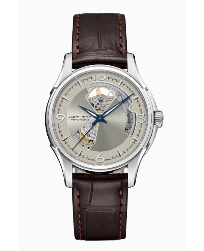 ハミルトン Hamilton Jazzmaster Open Heart Auto Green Dial Watch, 40mm