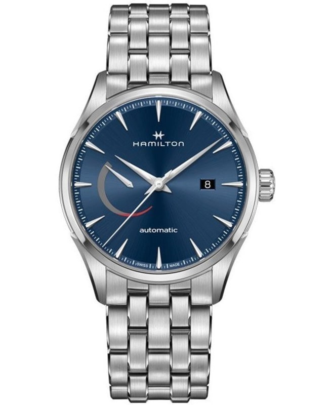 Hamilton Jazzmaster Power Reserve Auto Blue Dial Stainless Steel Men's Watch H32635141