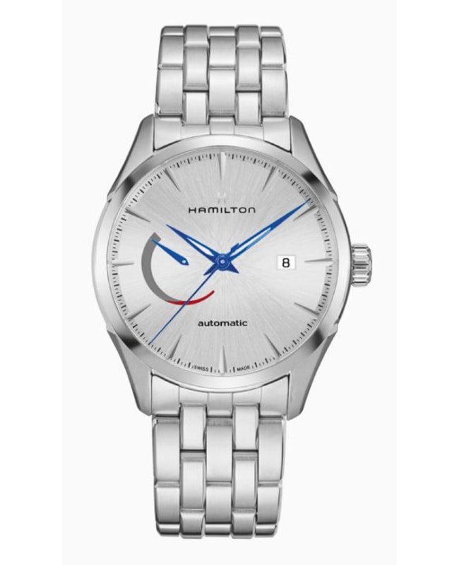 Hamilton Jazzmaster Power Reserve Auto Grey Dial Steel Men's Watch H32635181