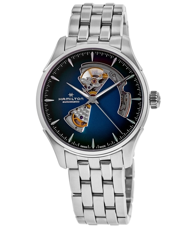 Hamilton Jazzmaster Open Heart Automatic Blue Dial Steel Men's Watch H32675140