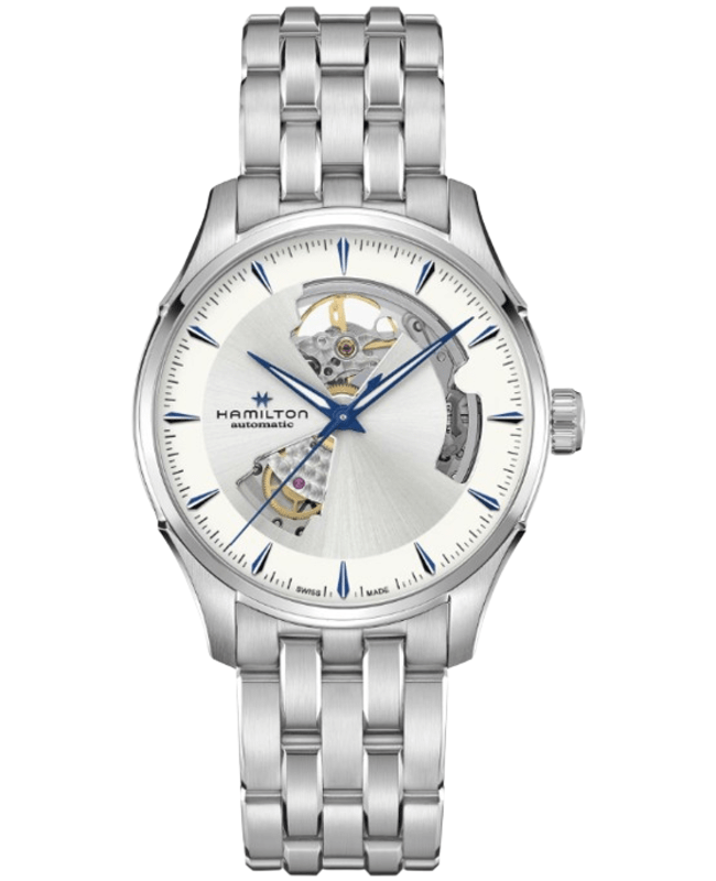 Hamilton Jazzmaster Open Heart Automatic Silver Dial Steel Men's Watch H32675150