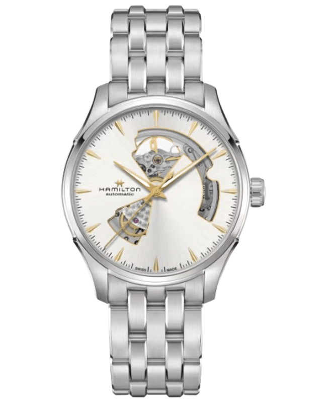 Hamilton Jazzmaster Open Heart Automatic Silver Dial Steel Men's Watch H32675151