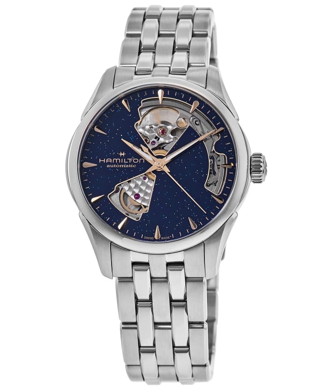 Hamilton Jazzmaster Open Heart Automatic Blue Dial Stainless Steel Men's Watch H32705140