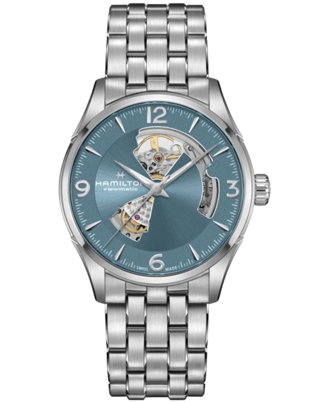 Hamilton Jazzmaster Open Heart Automatic Blue Dial Steel Men's Watch H32705142