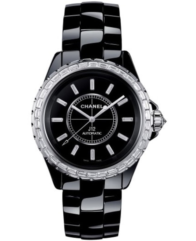 Chanel J12 Jewelry Black Dial Diamond Black Ceramic Strap Women’s Watch