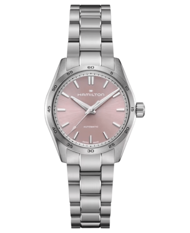 Hamilton Jazzmaster Performer Auto Pink Dial Stainless Steel Women's Watch H36105171