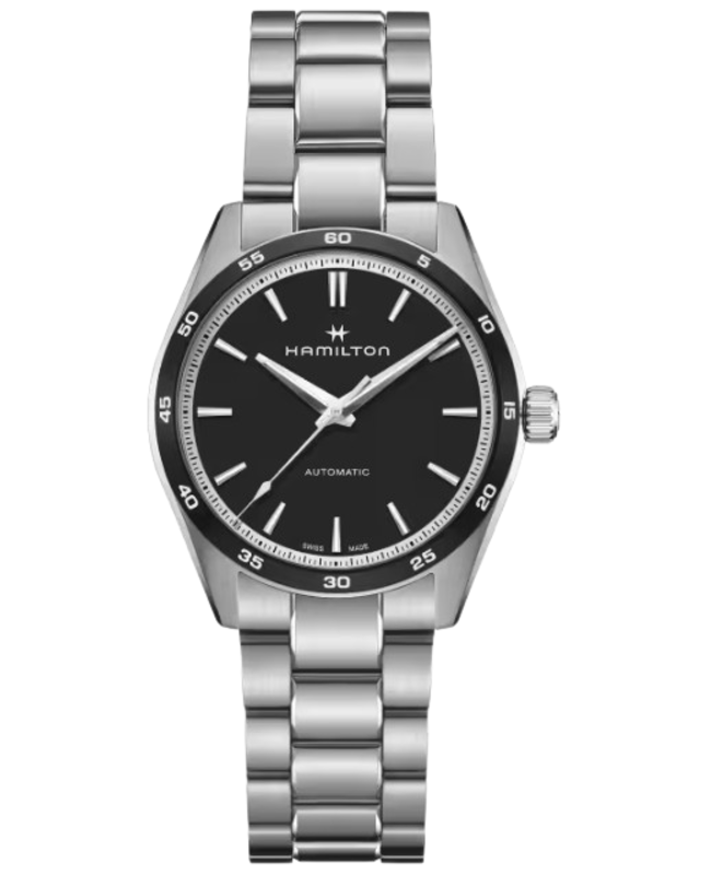Hamilton Jazzmaster Performer Auto Black Dial Stainless Steel Men's Watch H36205130