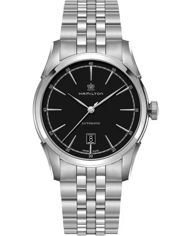 Hamilton American Classic Spirit of Liberty Auto Black Dial Stainless Steel Men's Watch H42415031