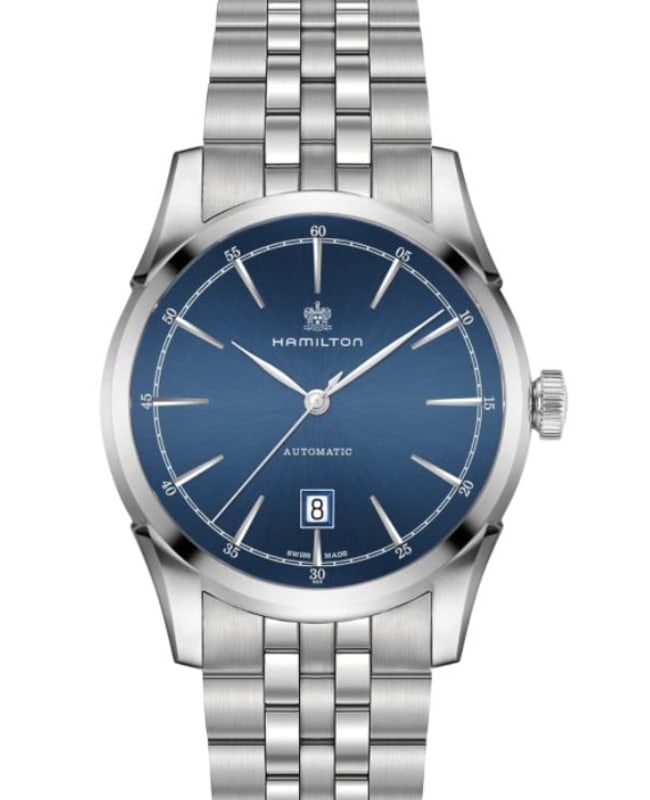 Hamilton American Classic Spirit of Liberty Auto Blue Dial Steel Men's Watch H42415041