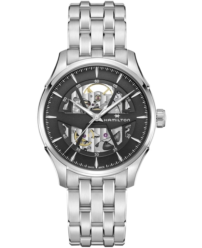 Hamilton Jazzmaster Skeleton Auto Grey Dial Steel Men’s Watch