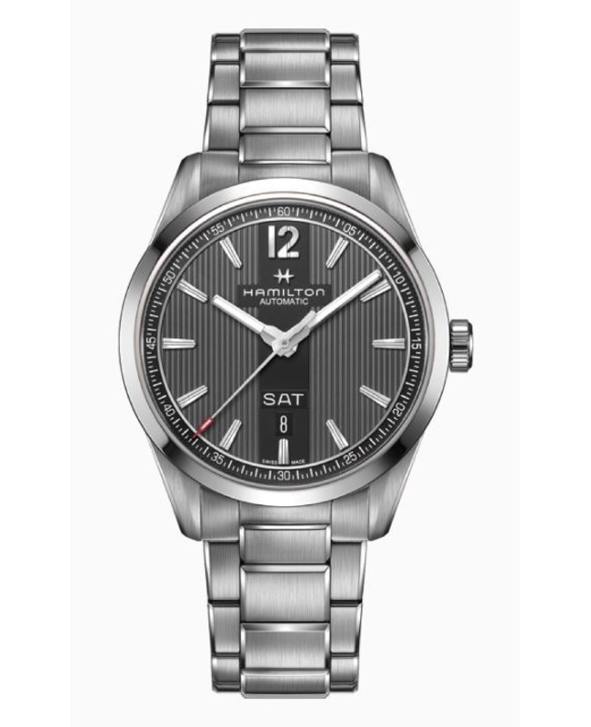 Hamilton Broadway Day Date Auto Black Dial Stainless Steel Men's Watch H43515135