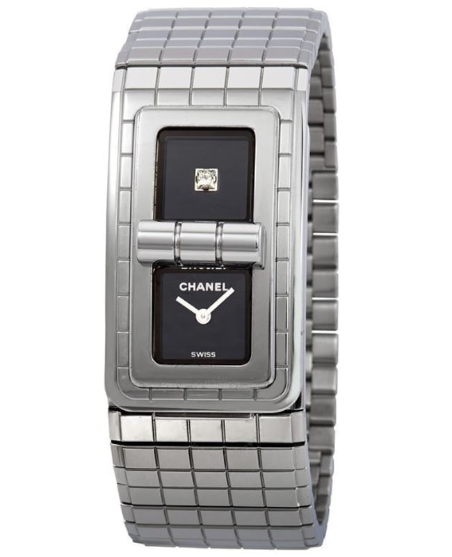 CHANEL（okima） Chanel J12 33MM Black Dial Diamond Bezel With Black Ceramic