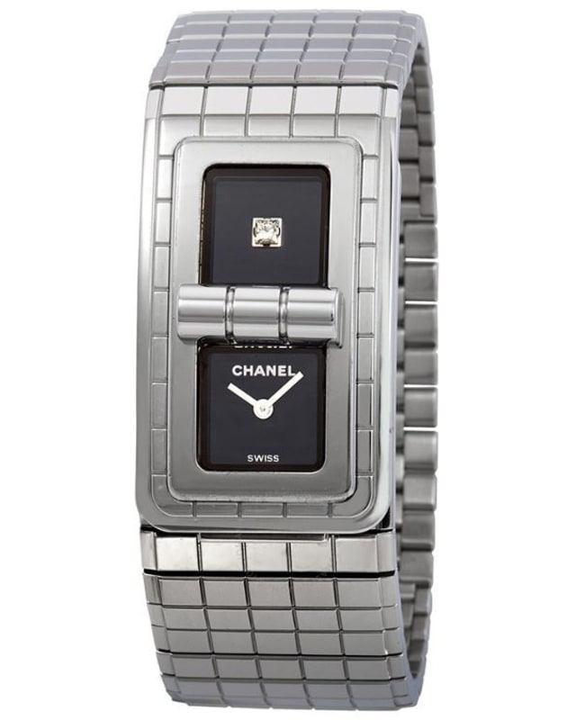 Chanel Code Coco Black Lacquered Women’s Watch