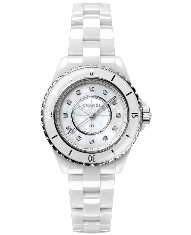 Chanel J12 Ladies White Ceramic Casing Watch 1:1 Mirror Replica Watch