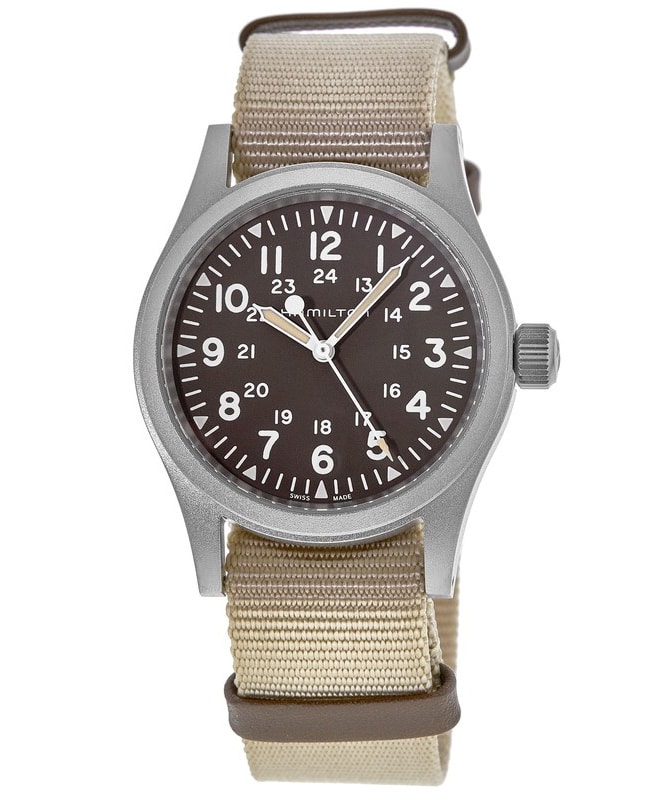 Hamilton Brown Dial Textile Strap Men’s Watch