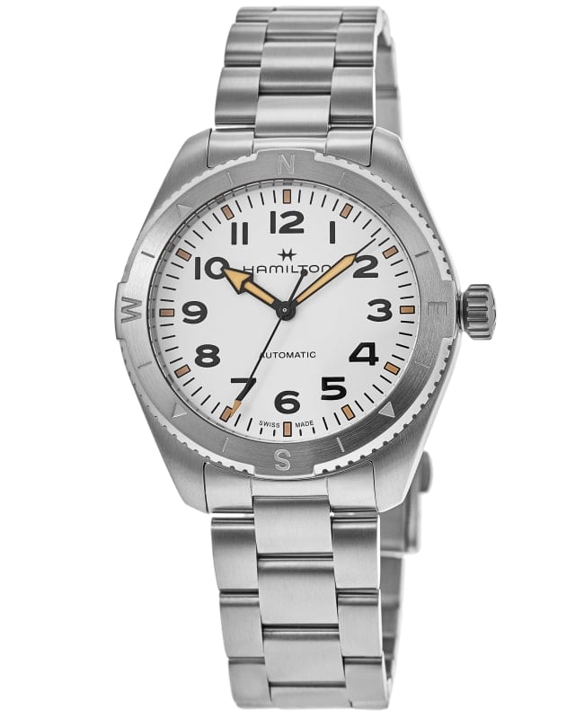 Hamilton Khaki Field Expedition Auto 37mm White Dial Steel Women's Watch H70225110