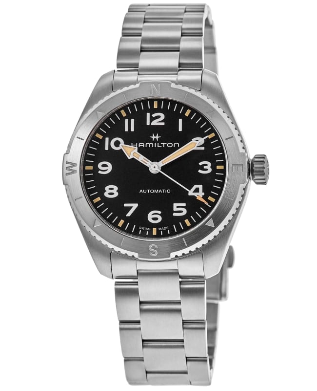 Hamilton Khaki Field Expedition Auto 41 mm Black Dial Steel Men's Watch H70315130