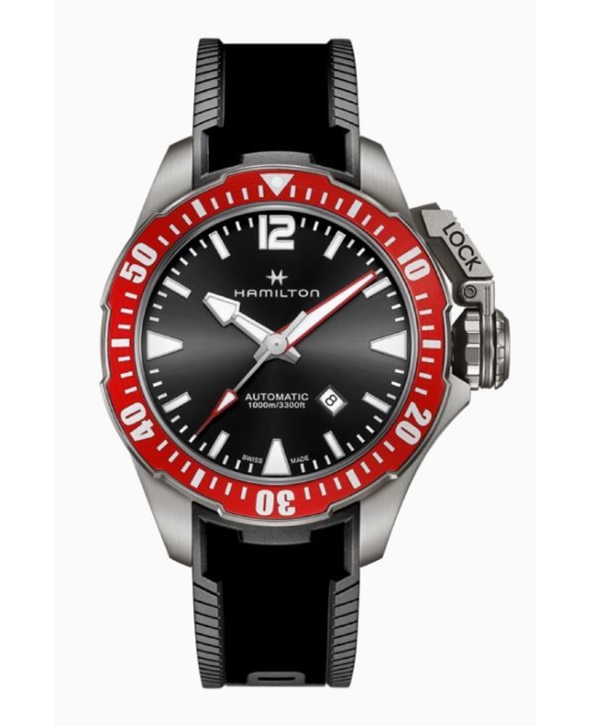 Hamilton Khaki Navy Frogman Automatic Black Dial Men’s Watch