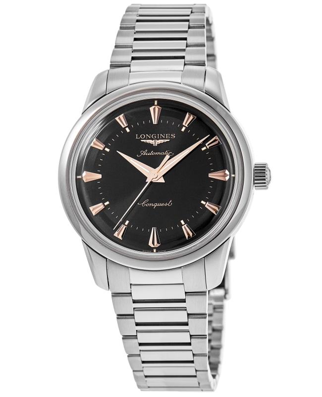 Longines Conquest Heritage Men's Watch L1.649.4.52.6 | WatchMaxx