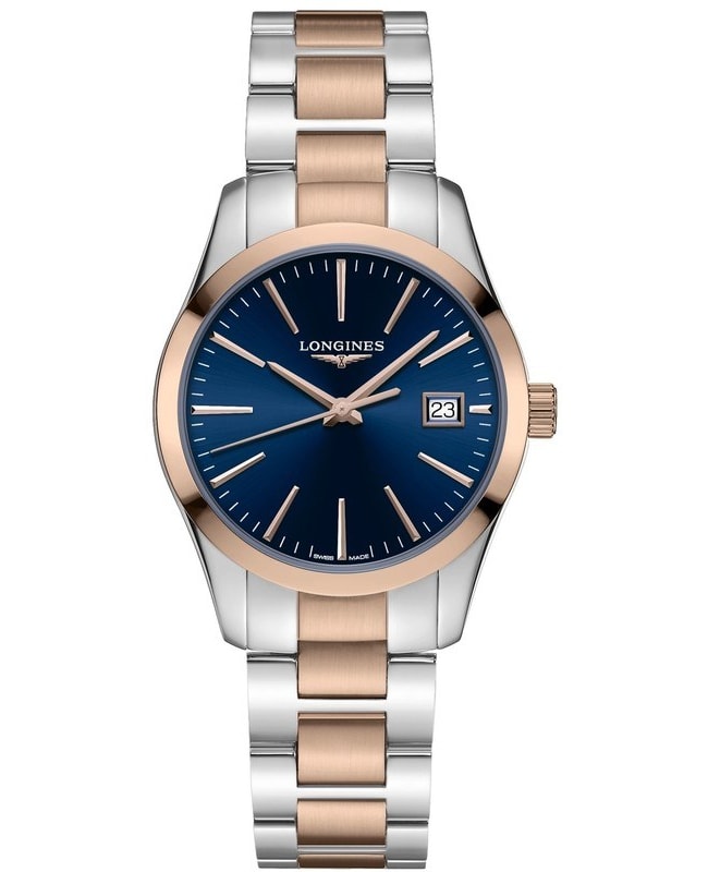 Longines Conquest Classic Blue Dial Two-Tone Stainless Steel Women's Watch L2.386.3.92.7